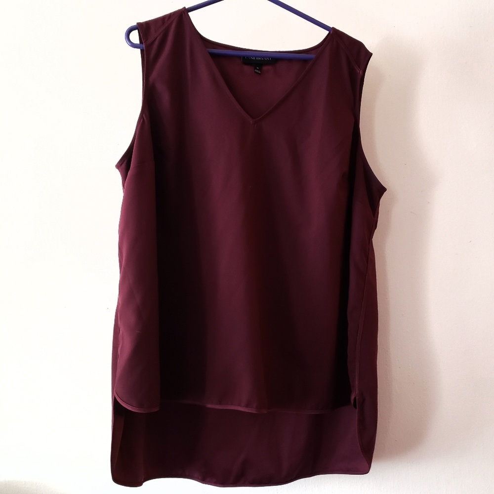 Lane Bryant silky tunic top | US 16W